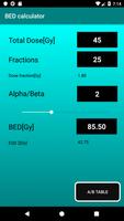 BED (Radiotherapy Dose) calcul poster