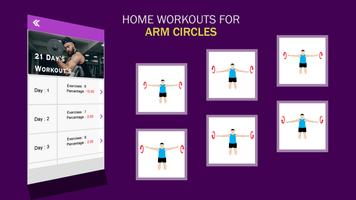 Home Workouts : GYM Body building Plakat
