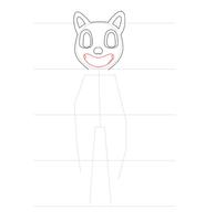 Comment dessiner un chat de ba capture d'écran 3