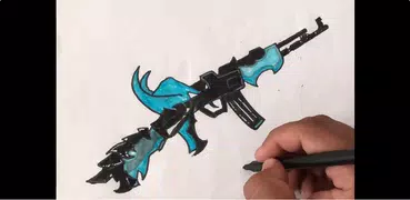 how to draw Fire weapons