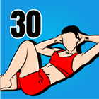 Femme Fitness Exercice icône