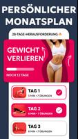 Fitness Frauen Fitnessübungen Plakat