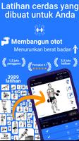 Perencana Latihan・Pelacak Gym screenshot 1
