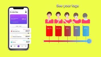 Body Temperature Fever Diary скриншот 3