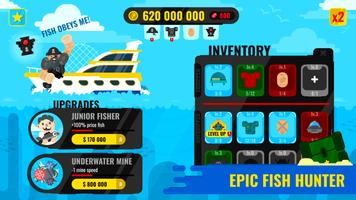 Epic Fish Hunter - Idle fishin स्क्रीनशॉट 1