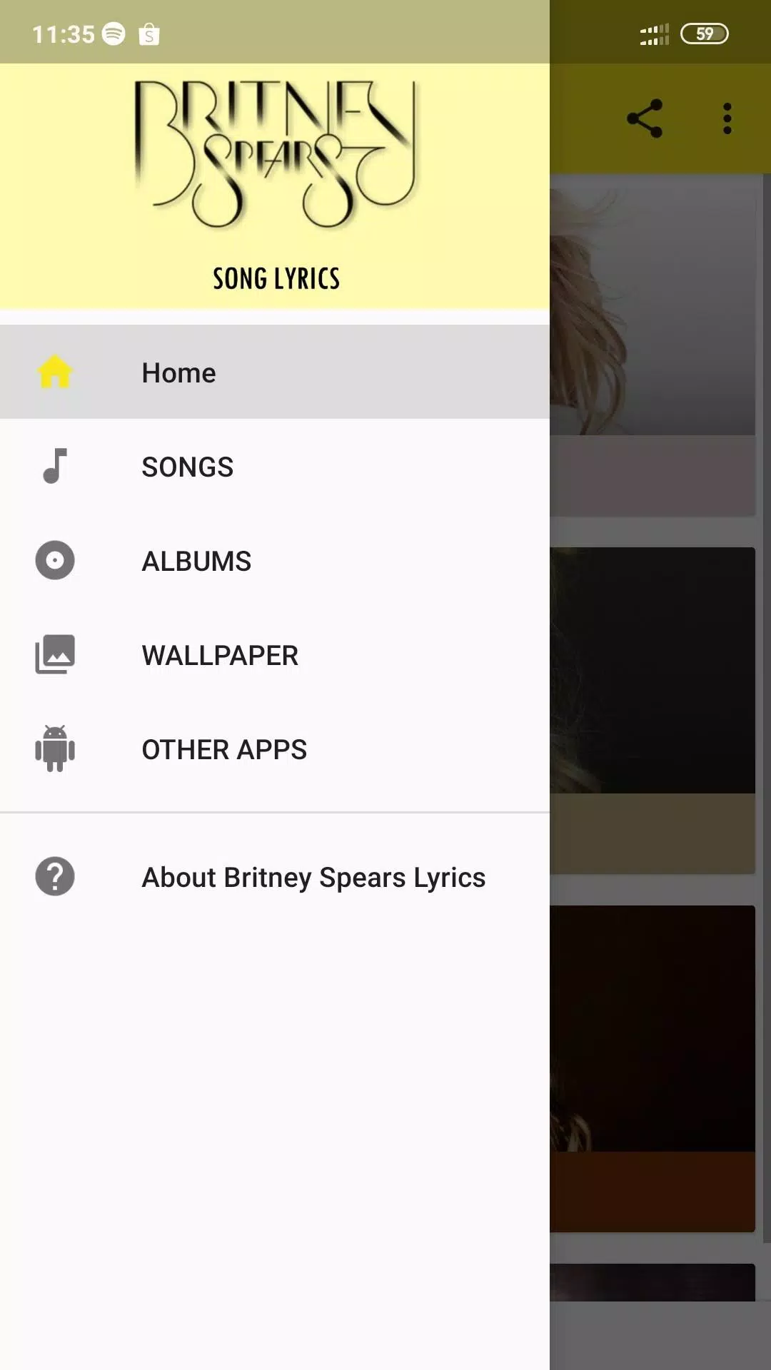 Britney Spears Toxic Lyrics APK per Android Download