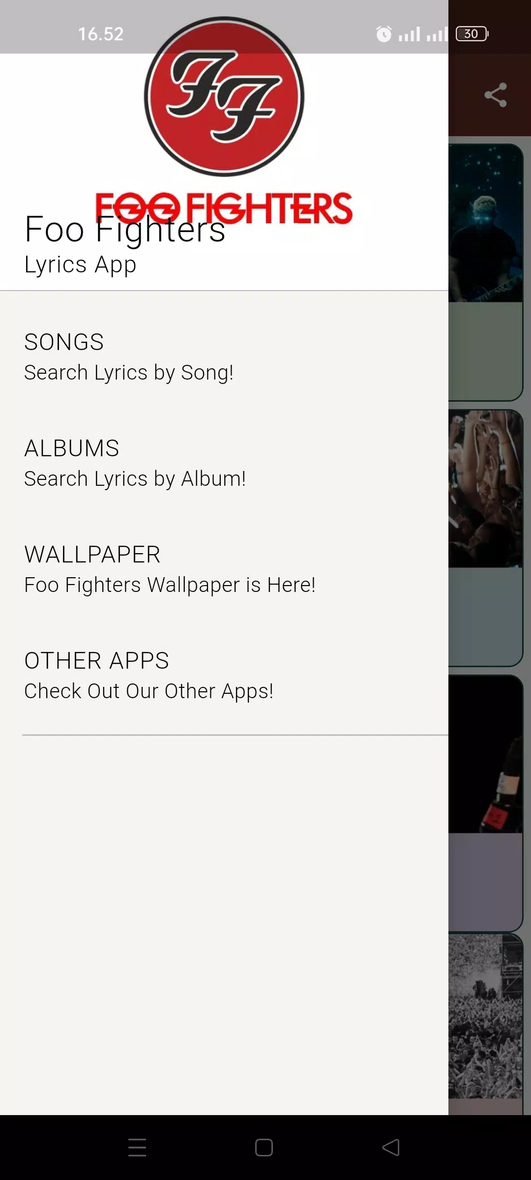 Foo Fighters Lyrics APK for Android Download