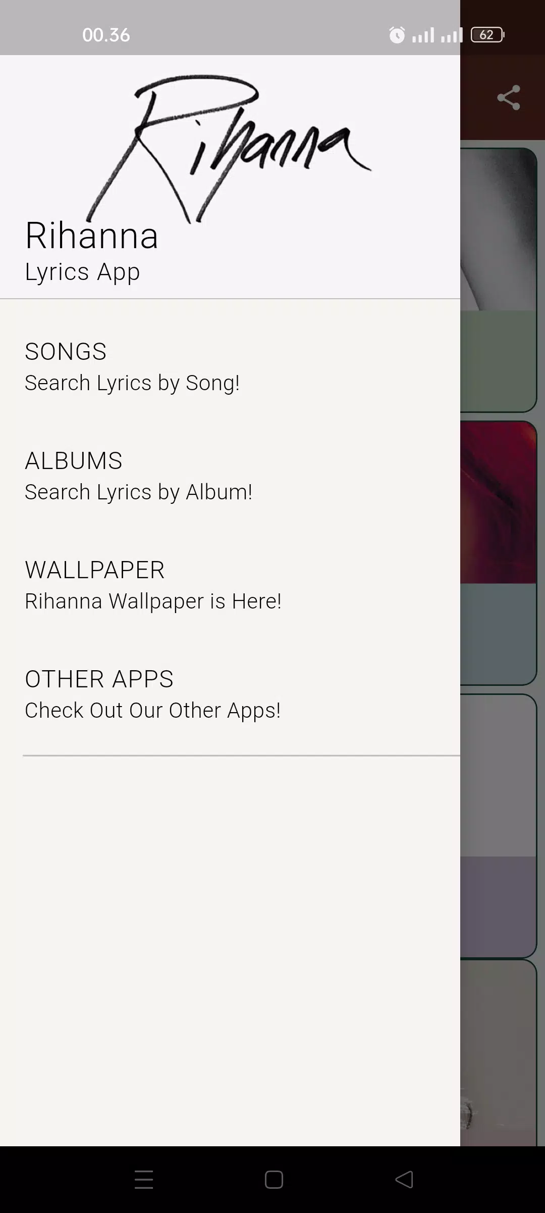 Rihanna Lyrics - All Songs APK for Android Download