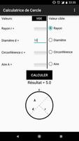 Calculatrice de Cercle Affiche