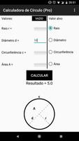 Calculadora de Círculo (Pro) Cartaz