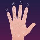 Fortune teller - palmistry, as icon