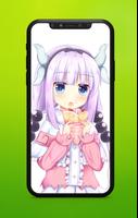 Anime Wallpaper Girl Horn โปสเตอร์