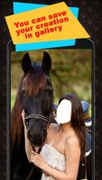 Horse With Girl Photo Suit ảnh chụp màn hình 2