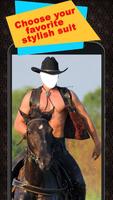 Horse With Man Photo Suit screenshot 1