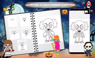 How to Draw Horror Characters poster