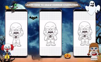 How to Draw Horror Characters capture d'écran 1