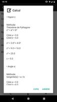 Calculateur de trigonométrie ( capture d'écran 1