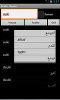 Hausa Arabic Dictionary Affiche