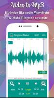 Video to Mp3 - Ringtone Maker capture d'écran 3