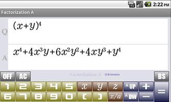 FactorizationA ภาพหน้าจอ 2