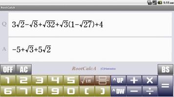 RootCalcA capture d'écran 1