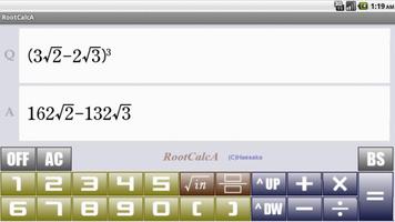 RootCalcA Screenshot 2