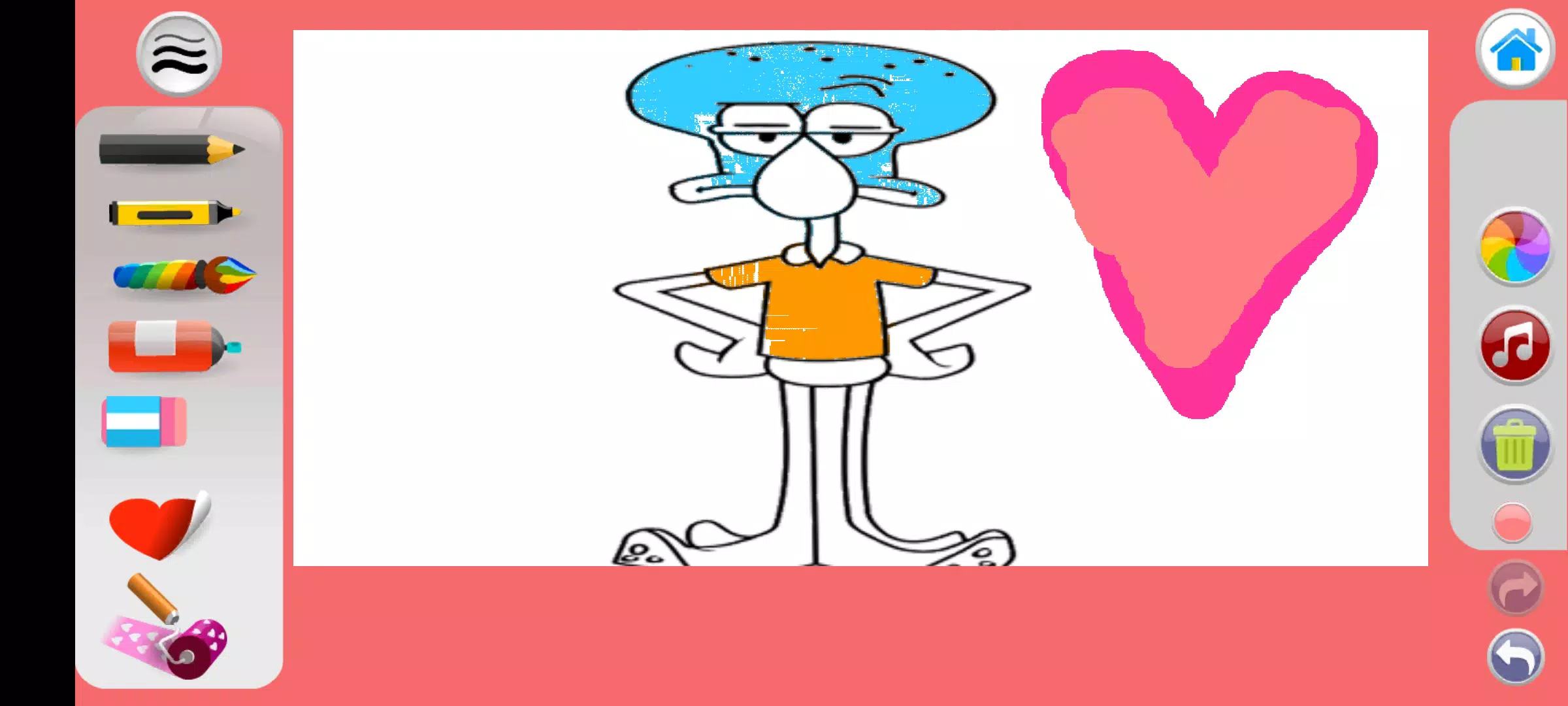 sinister squidward coloring 2 APK for Android Download