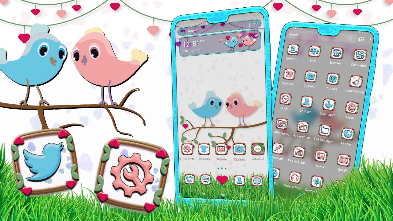 Little Love Bird Launcher Them APK for Android Download