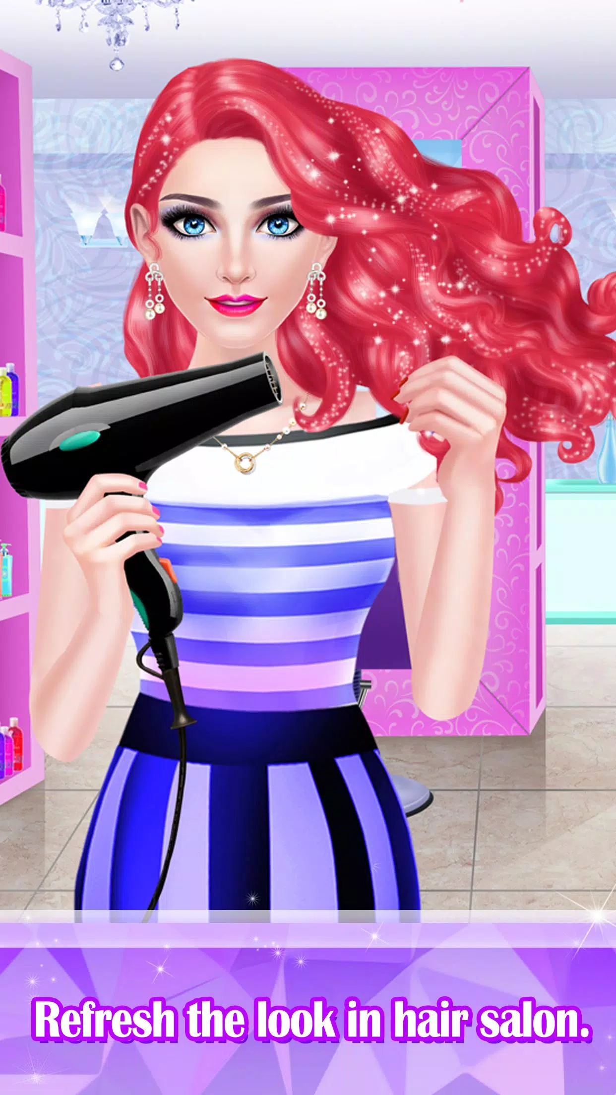 Barbie hair salon games