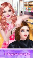 Hair Nail Salon Fashion Games captura de pantalla 1