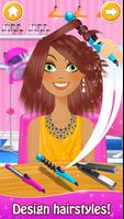 Super Hair Salon:Hair Cut & Hairstyle Makeup Games capture d'écran 1