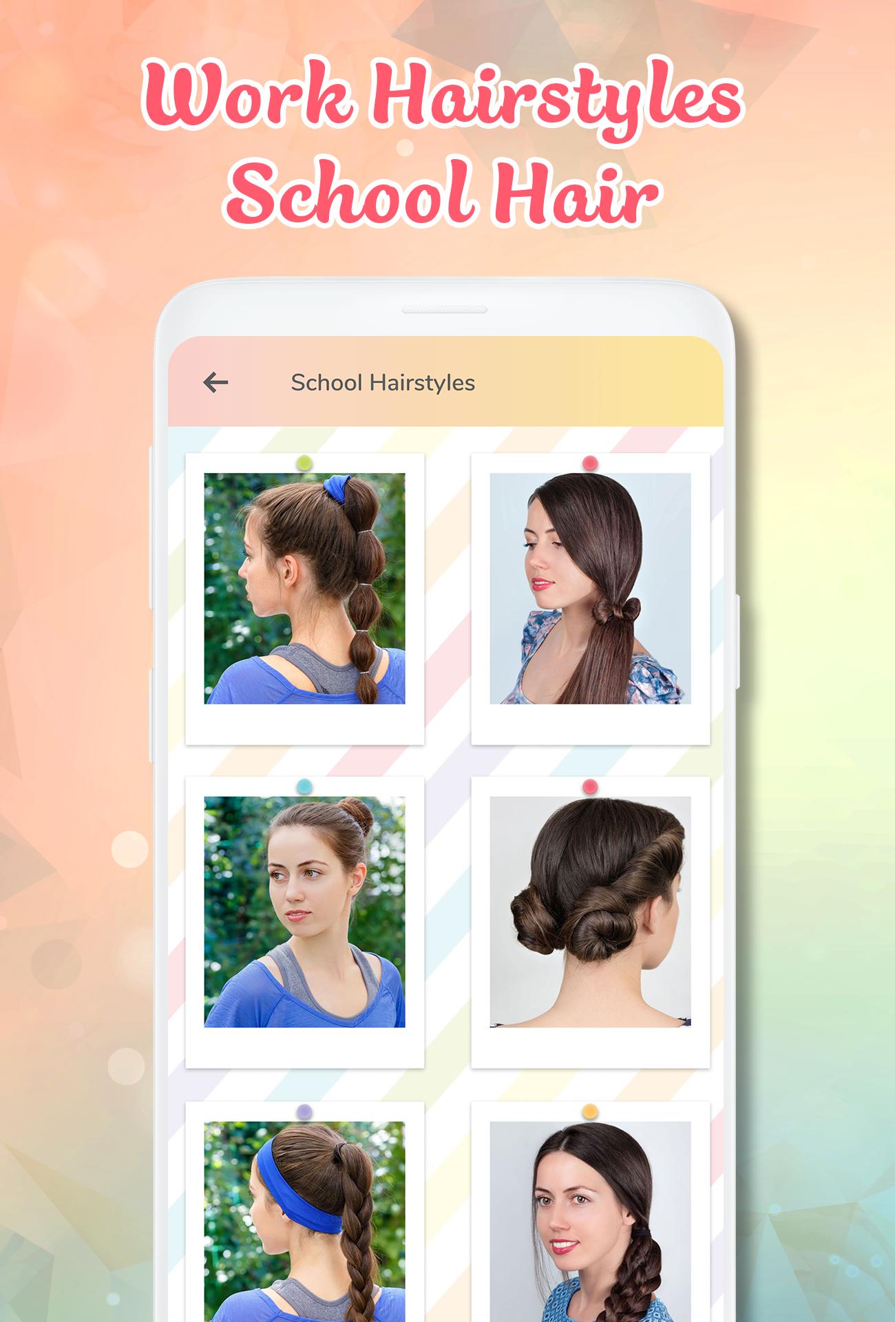 Hairstyle app: Hairstyles step by step for girls für Android - APK Hairstyle app: Hairstyles step by step for girls für Android - APK