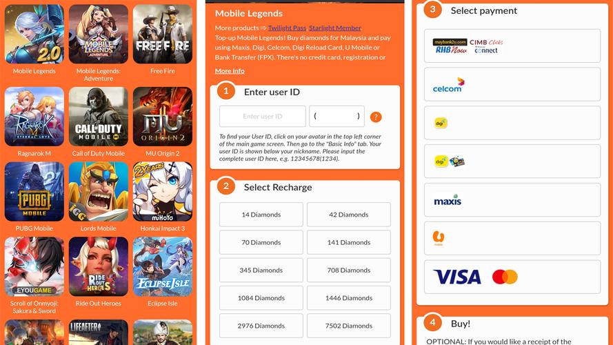 Codha Shop Malaysia Topup Voucher Game For Android Apk