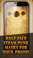 أقنعة الوجه Steampunk الملصق