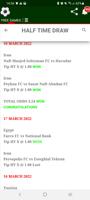 HALFTIME DRAW PREDICTIONS capture d'écran 1