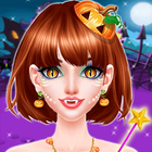 Halloween Makeup Dress Up Game icône