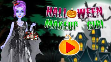 Halloween Makeup Salon Game poster