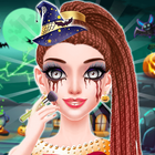 Halloween Makeup : Girls Game icône
