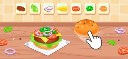 Burger - Jeux de Cuisine 2-5 Affiche