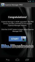 Expense Manager PRO by BluJ IT पोस्टर