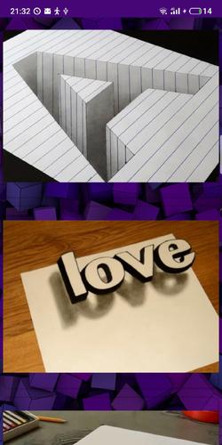 Comment Dessiner Des Dessins 3d Etape Par Etape Pour Android Telechargez L Apk