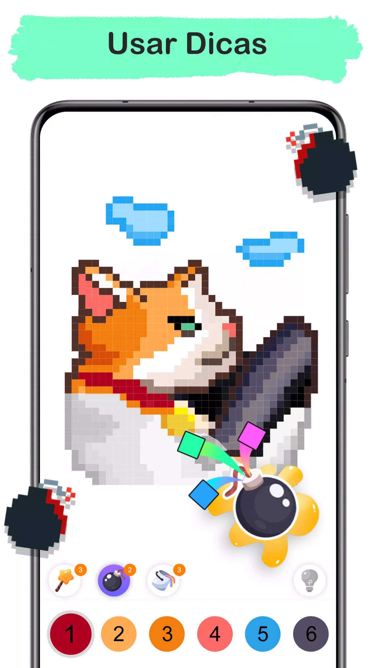 Pixel Art Pintar por Números versão móvel andróide iOS apk baixar