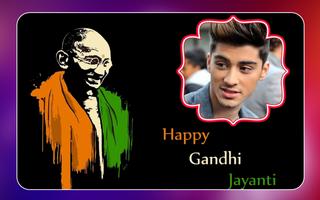 Happy Gandhi Jayanti Dp Maker - Gif Frame Maker capture d'écran 2