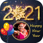 New Year Photo Frames: New Year Greetings 2021 圖標