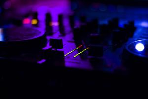 Techno music poster