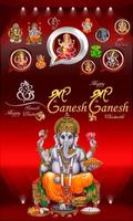 Lord Ganesha Stickers & Greeti Affiche