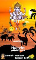 Ganesh Awesome Sunset HD Live Wallpaper Affiche