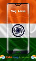 2 Schermata India Flag Wave HD Live Wallpa