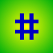 Hashtags in Portuguese icon