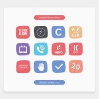 Brush - Icon Pack capture d'écran 2